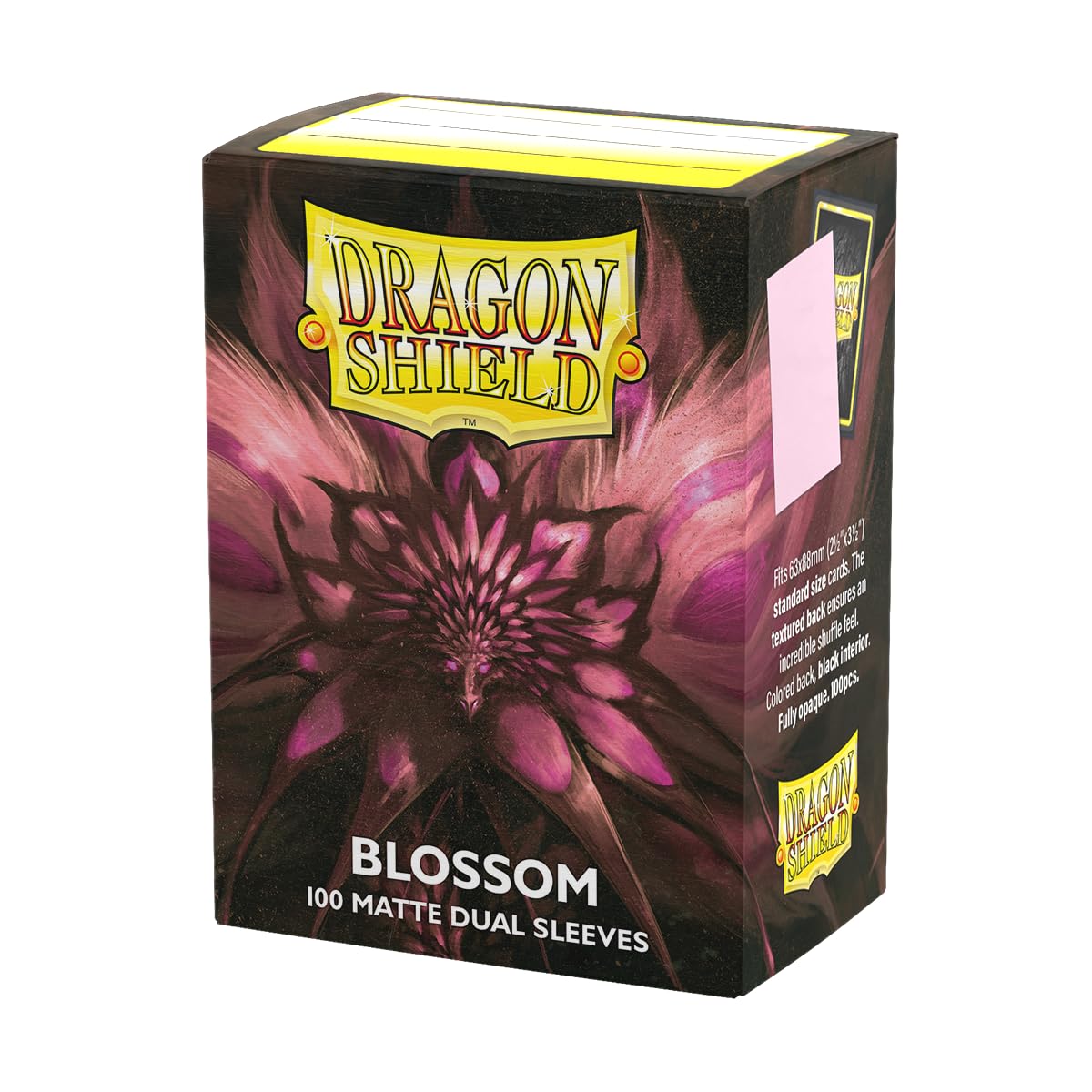 Dragon Shield Blossom matte dual sleeves in packaging for premium protection