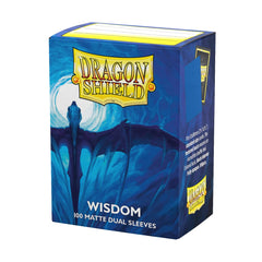 Dragon Shield Matte Dual Sleeves front view for premium protection and smooth shuffling.