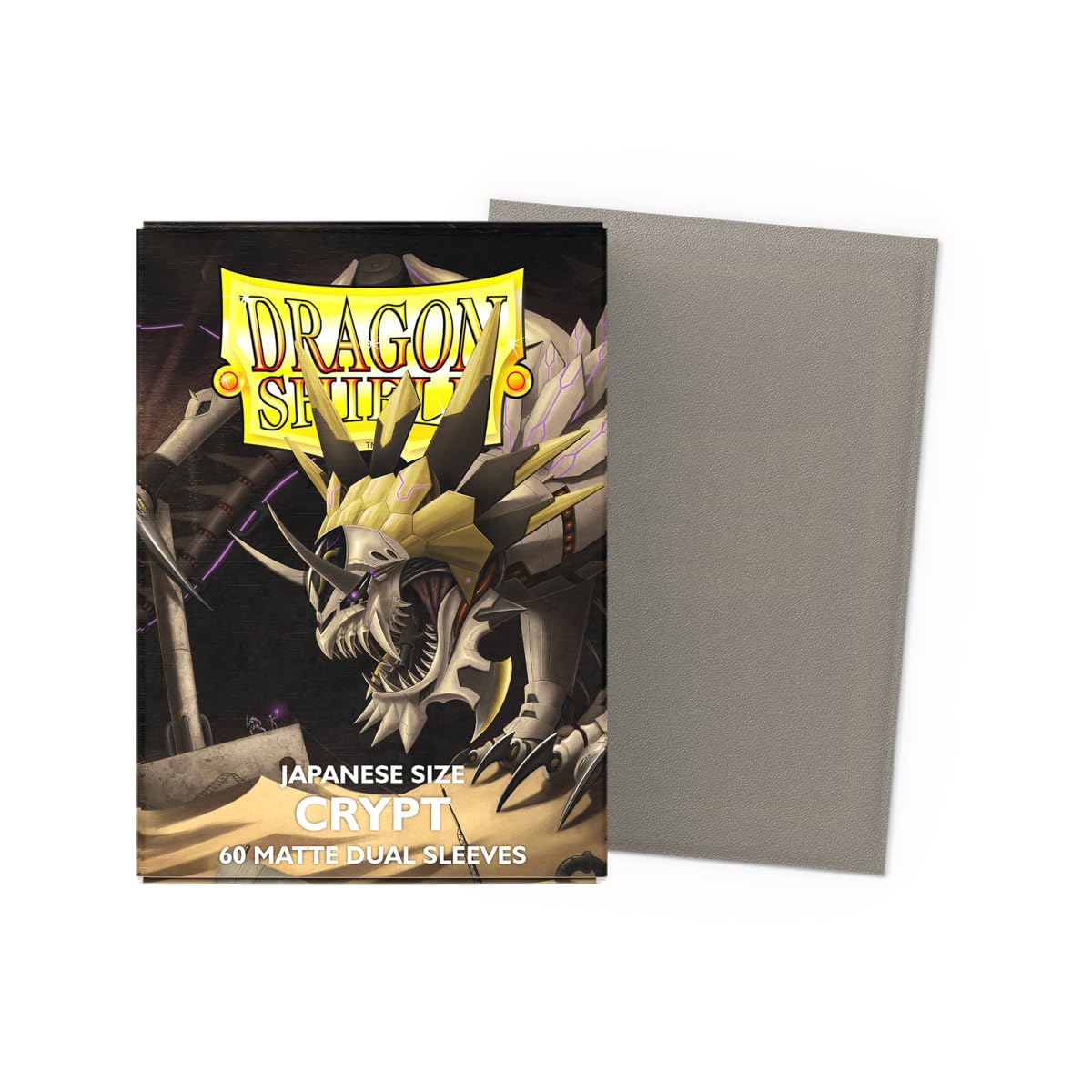 Dragon Shield matte texture closeup highlights smooth shuffle feel for Japanese-size cards