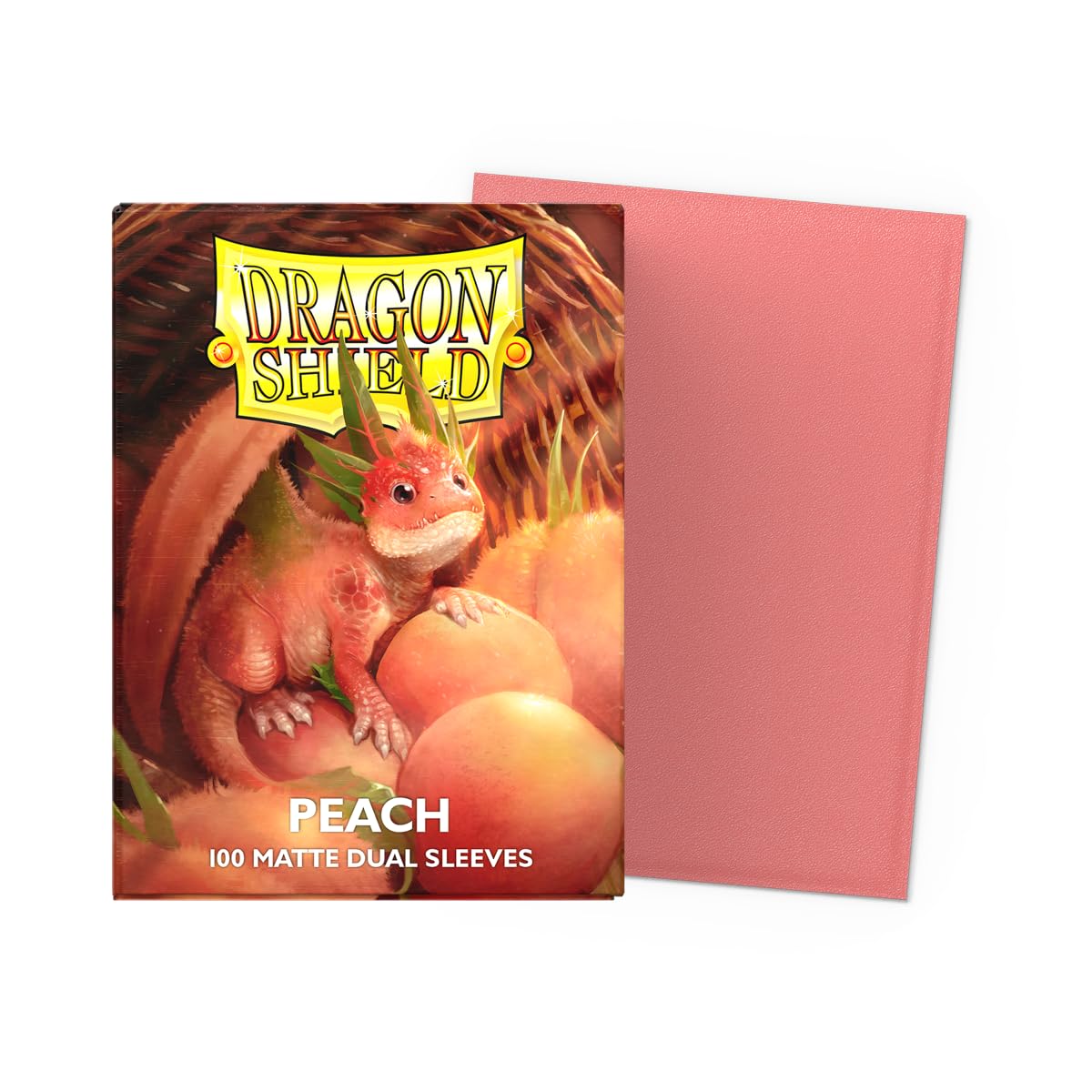 Dragon Shield Matte Dual Peach Back textured surface for grip