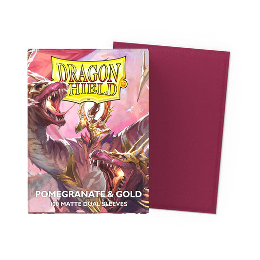 Dragon Shield matte dual sleeves showing textured matte back for controlled shuffling