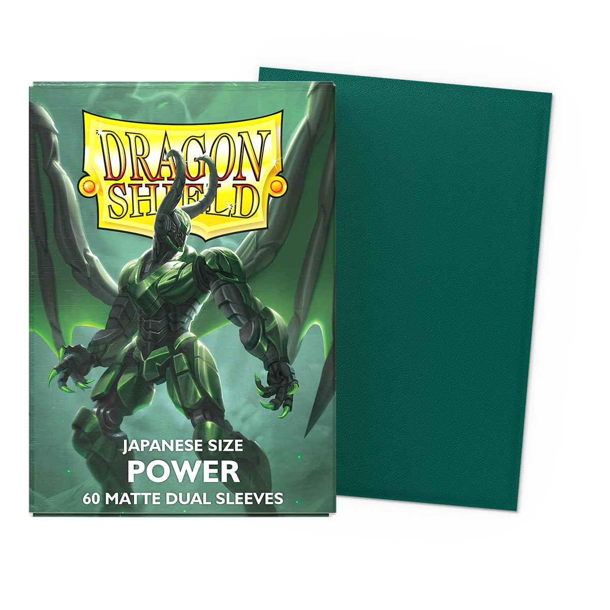 Dragon Shield matte dual sleeves show off smooth shuffle texture for effortless gameplay.
