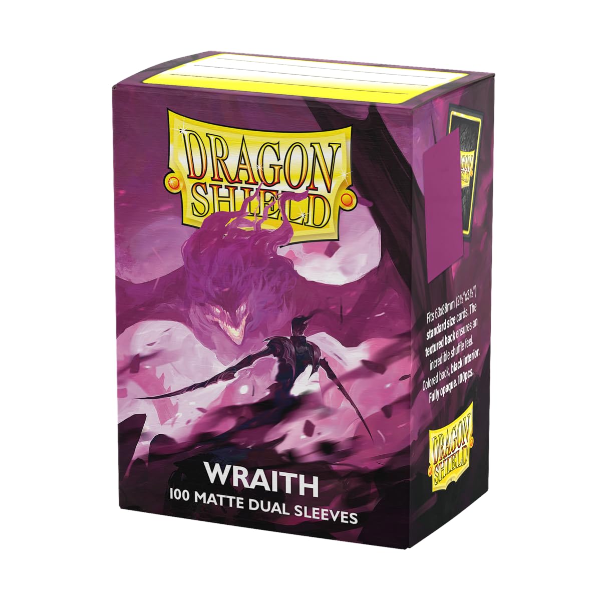 Dragon Shield Matte Dual Sleeves pack front shows color options for deck personalization