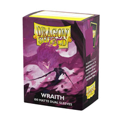 Dragon Shield Matte Dual Sleeves pack front shows color options for deck personalization