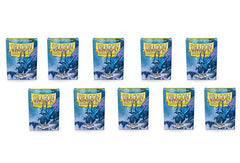 Dragon Shield Matte Petrol sleeves pack for easy shuffling and protection.