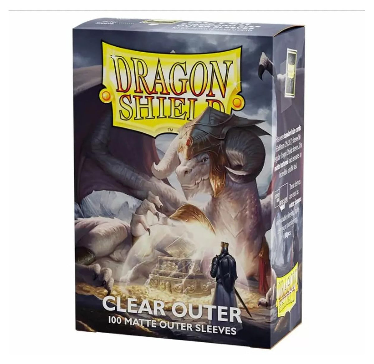 Dragon Shield Matte sleeves front view for durable card protection during play