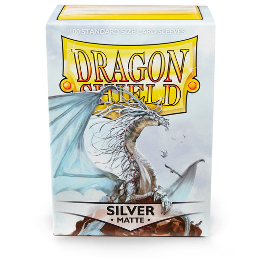 Dragon Shield matte sleeves front view for clear protection and smooth shuffles.