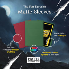 Dragon Shield sleeves compatible with Pokemon, Magic the Gathering, Flesh and Blood, One Piece.