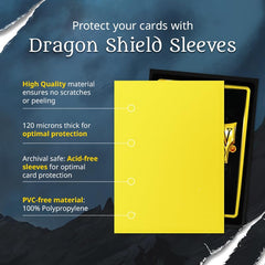 Dragon Shield matte sleeves enabling smooth shuffle and protection