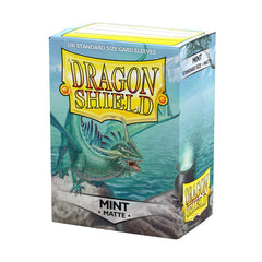 Dragon Shield matte standard sleeves packaging protects cards during storage.