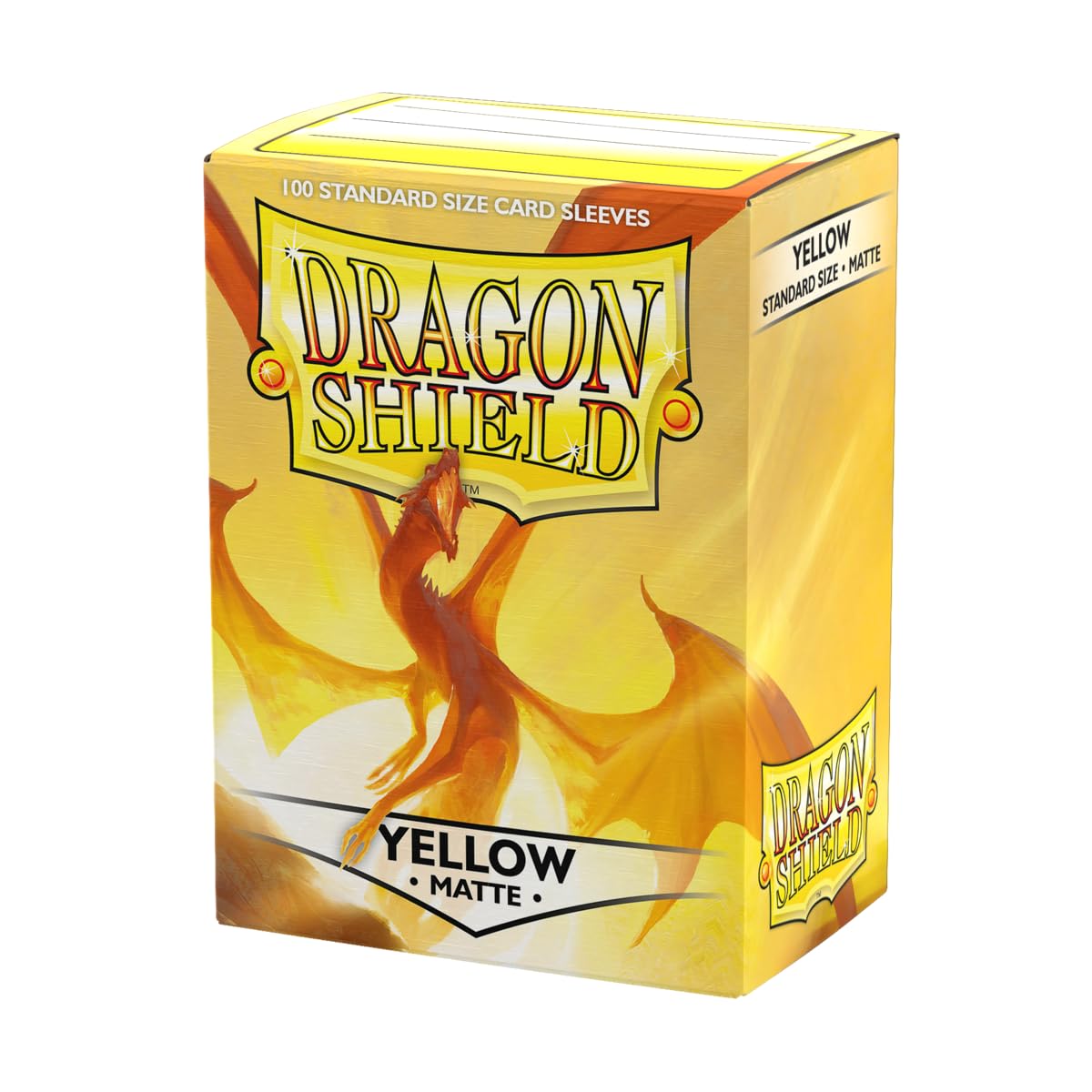 Dragon Shield matte sleeves for standard cards; protection and smooth shuffles.
