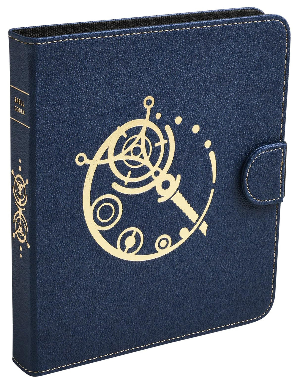 Dragon Shield Midnight Blue Spell Codex cover showcases durable dragon skin exterior.
