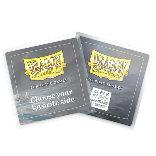 Dragon Shield non-glare sides showcased for smooth shuffling and glare-free visibility.