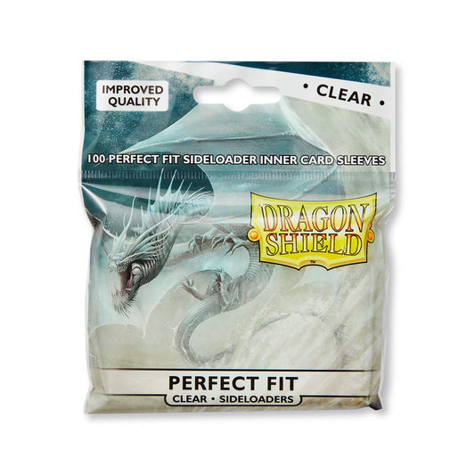 Dragon Shield Perfect Fit Sideloader Clear sleeve, clear front for easy card visibility during play