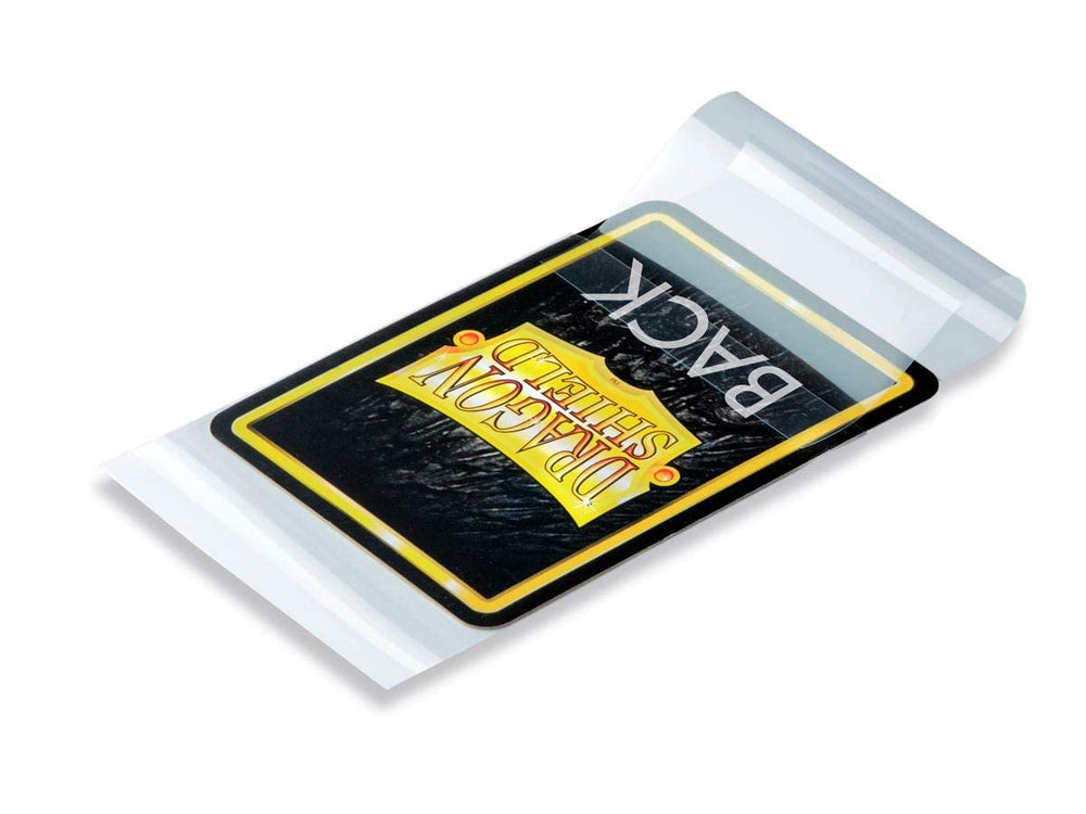 Dragon Shield standard size inner sleeve fits MTG, Pokémon, and other TCGs for reliable protection.