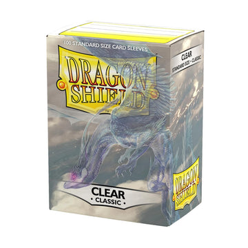 Dragon Shield standard-size classic sleeve, clear front protects artwork during play.