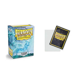 Dragon Shield standard-size matte sleeves 100 ct pack shot showing durability and protection.