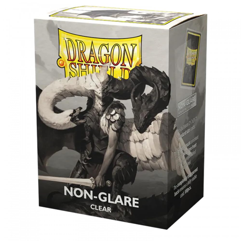 Dragon Shield standard-size matte sleeves 100ct, protective for Pokemon, MTG and more.