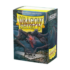 Dragon Shield standard-size matte sleeves, pack shot showing durable protection for trading cards.