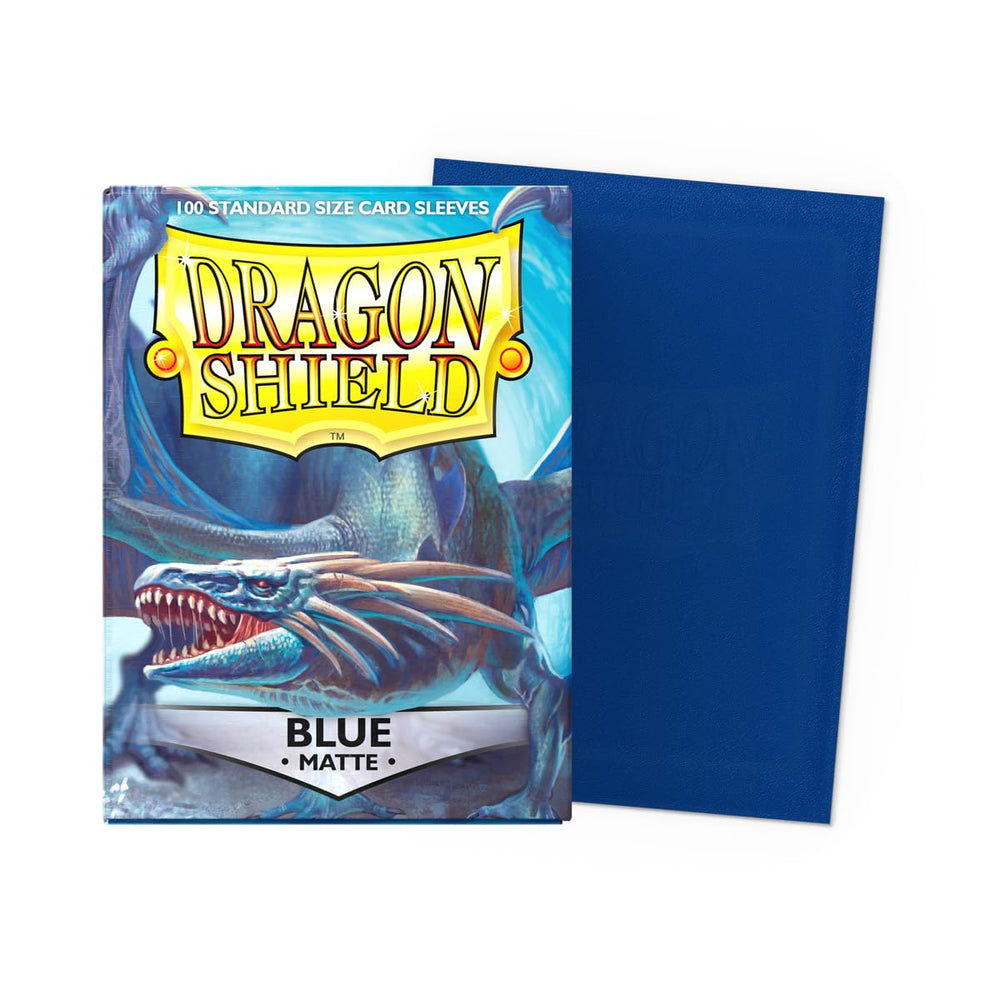 Dragon Shield standard-size sleeves close-up showing precise fit and texture