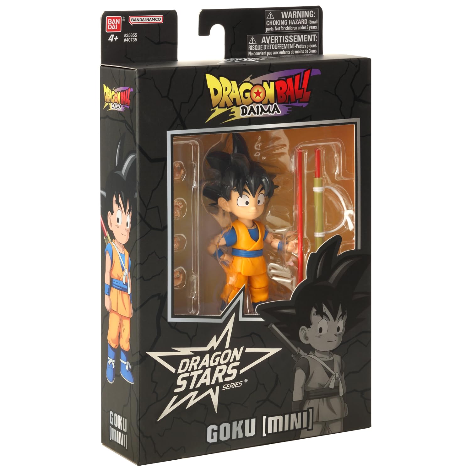 Dragon Stars DAIMA Goku mini figure unboxing moment with accessories.