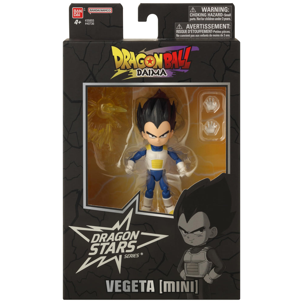 Dragon Stars DAIMA Vegeta battle pose captures action-ready energy