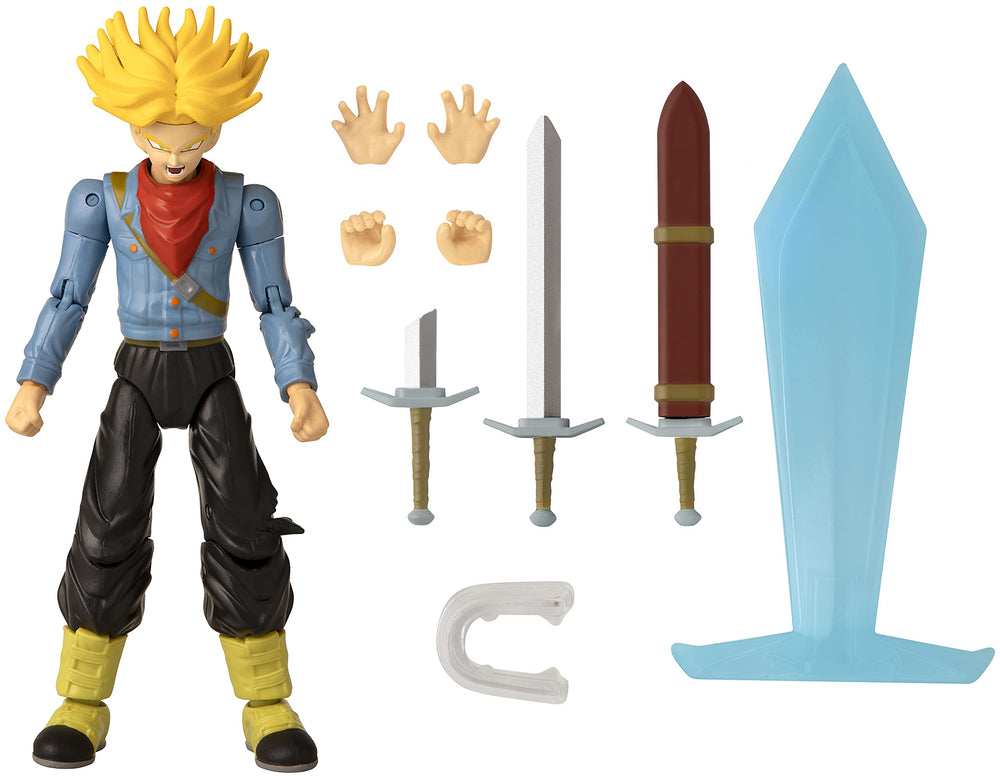 Dragon Stars Future Trunks pose detail highlighting articulation and likeness