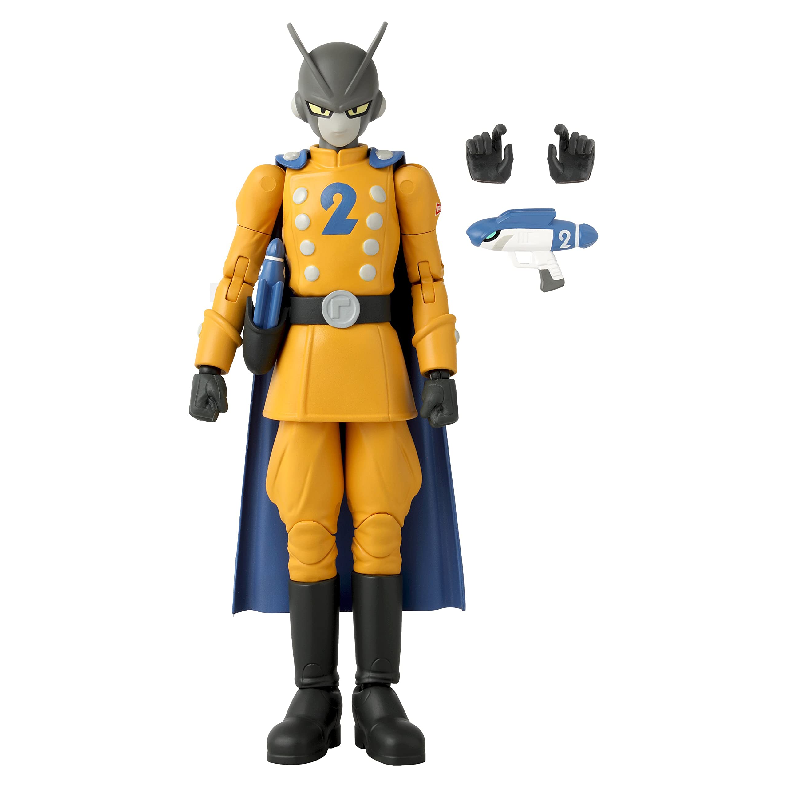 Dragon Stars Gamma 2 (Super Hero) figure displayed on shelf