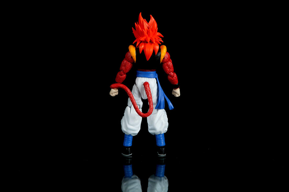 Dragon Stars Gogeta Saiyan 4 posed action showcases range of motion.