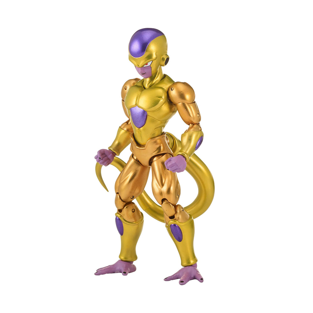 Dragon Stars Golden Frieza articulation demonstration shows 20+ points of motion