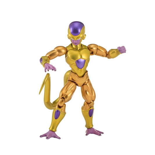 Dragon Stars Golden Frieza figure back view highlighting the character’s silhouette and cape
