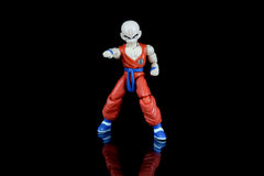 Dragon Stars Krillin 6.5-inch dynamic pose image highlights dramatic action options.