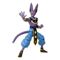 Dragon Stars Beerus 6.5-inch figure, front view ideal for display-ready collection