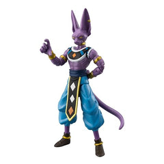Dragon Stars Beerus articulated neck and shoulder range close-up