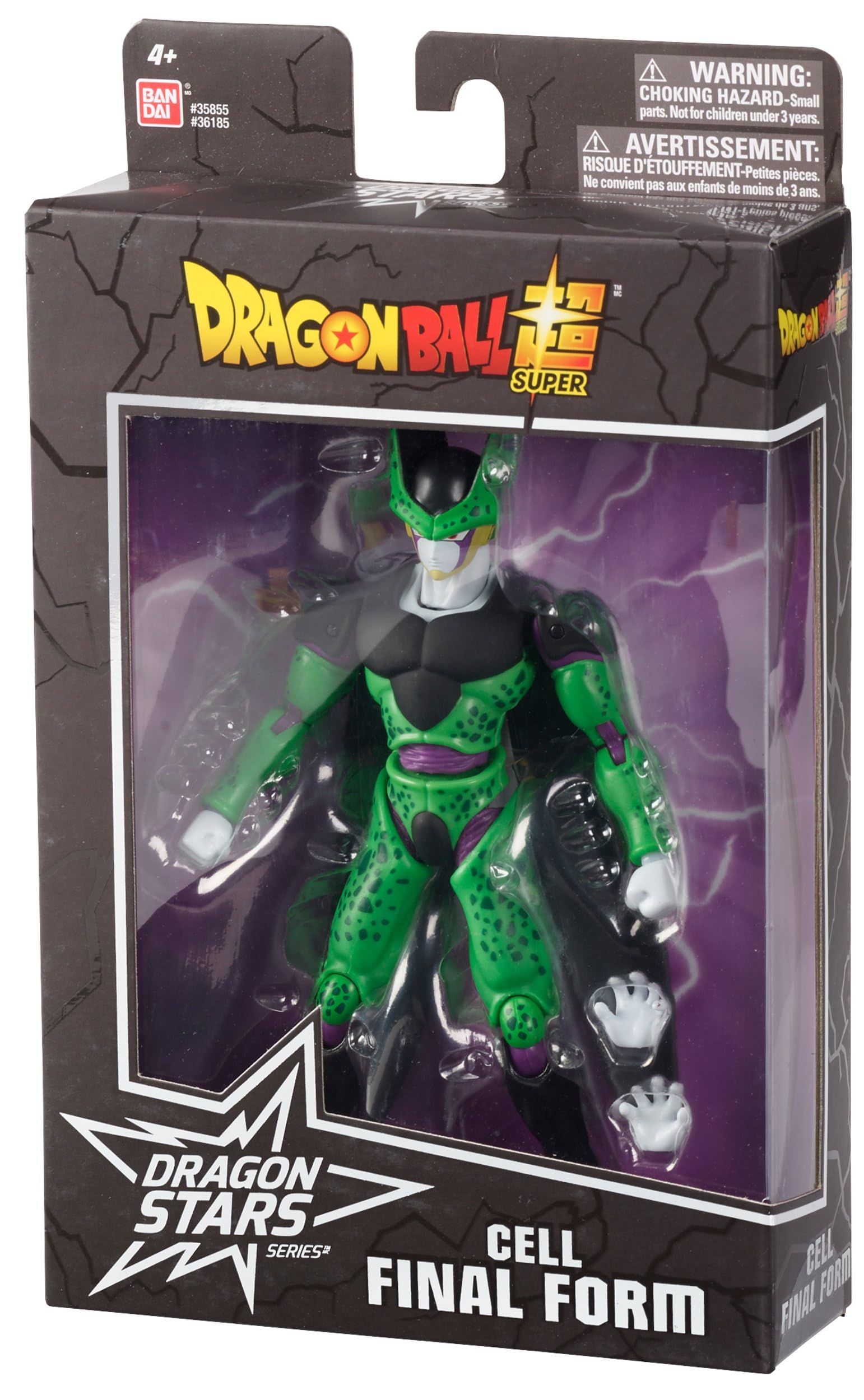 Dragon Stars Series Cell Final Form figure with multiple articulation for dynamic battles.