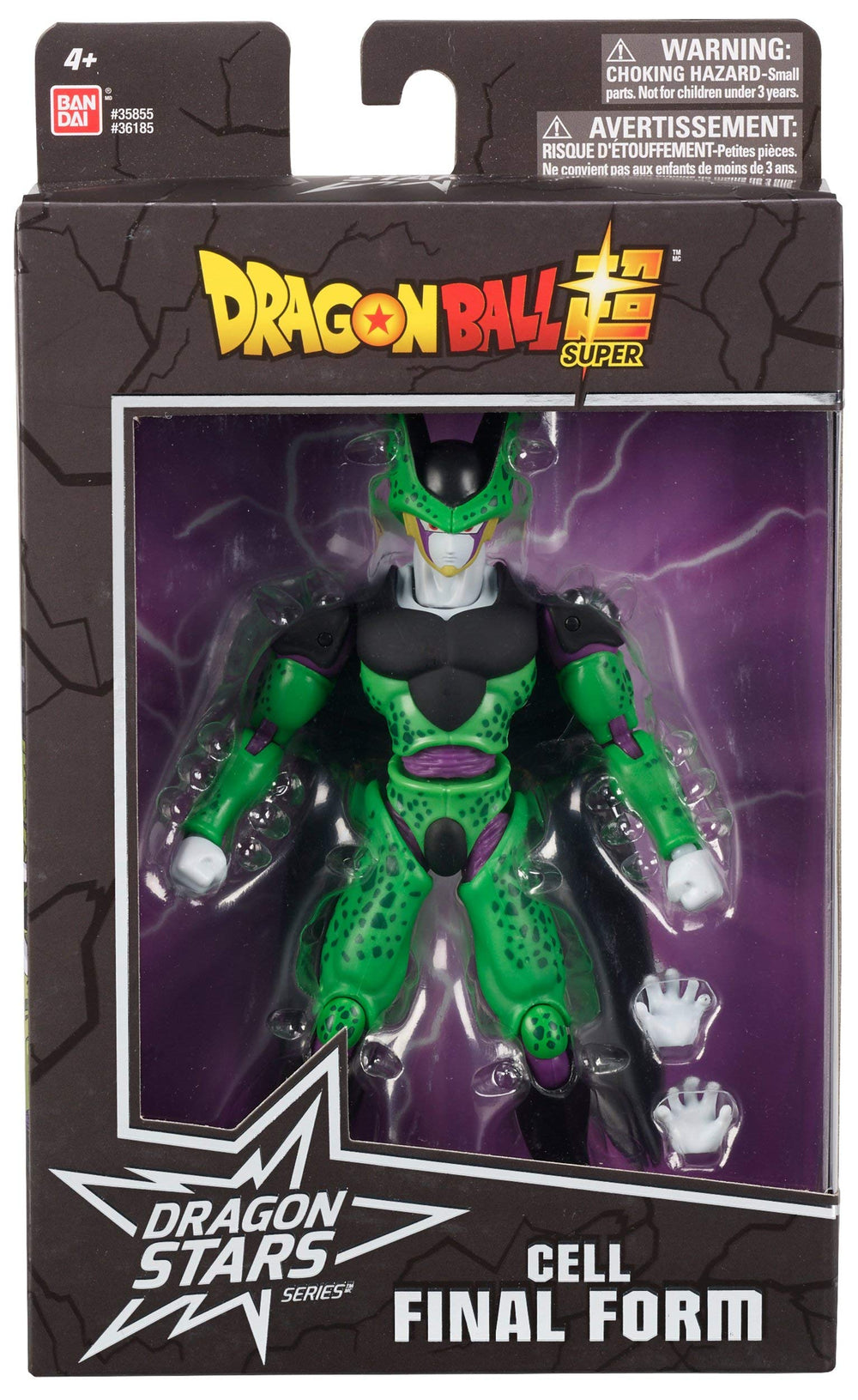 Dragon Stars Series Cell Final Form interchangeable hands broaden pose options.