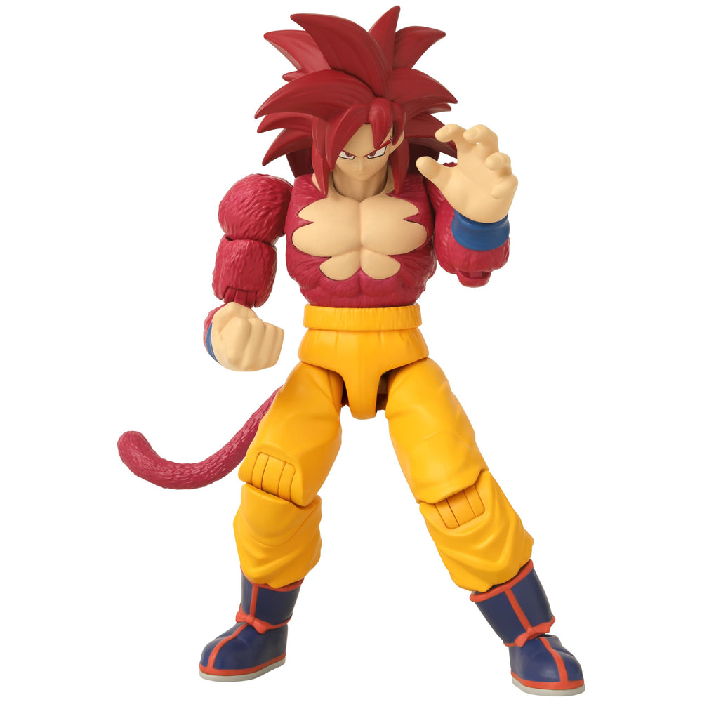 Dragon Stars DAIMA Goku SS4 figure front view ideal for display collections.