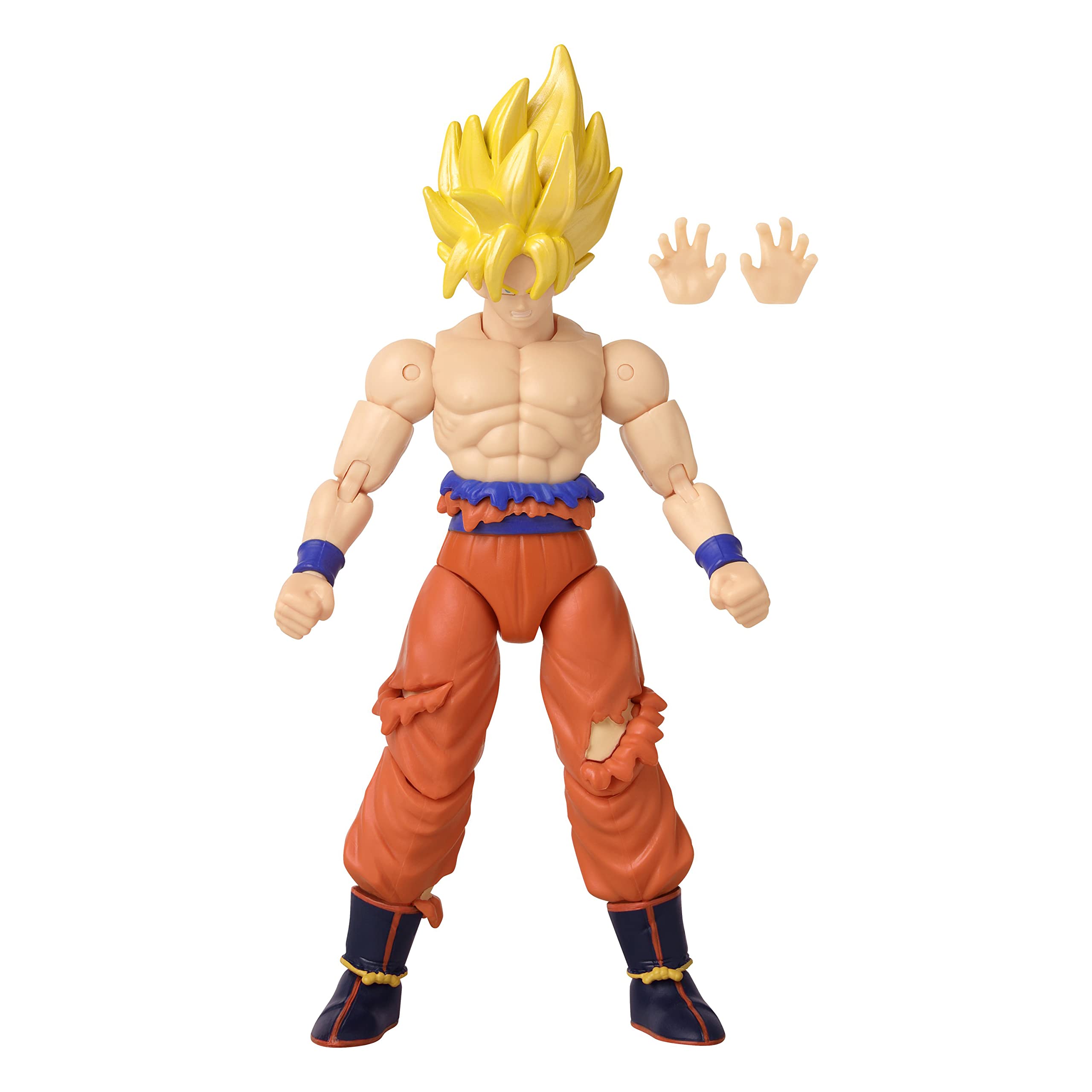 Dragon Stars Series Dragon Ball Super Super Saiyan Broly battle-damage front pose for display.