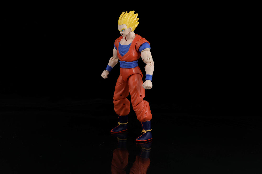 Dragon Stars Series Dragon Ball Super Super Saiyan Gohan figure, Series 7 authentic styling.