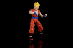 Dragon Stars Series Dragon Ball Super Super Saiyan Gohan figure, multiple articulation joints.
