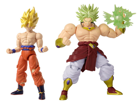 Dragon Stars Series Dragon Ball Super Super Saiyan Goku battle-damage front pose for display.