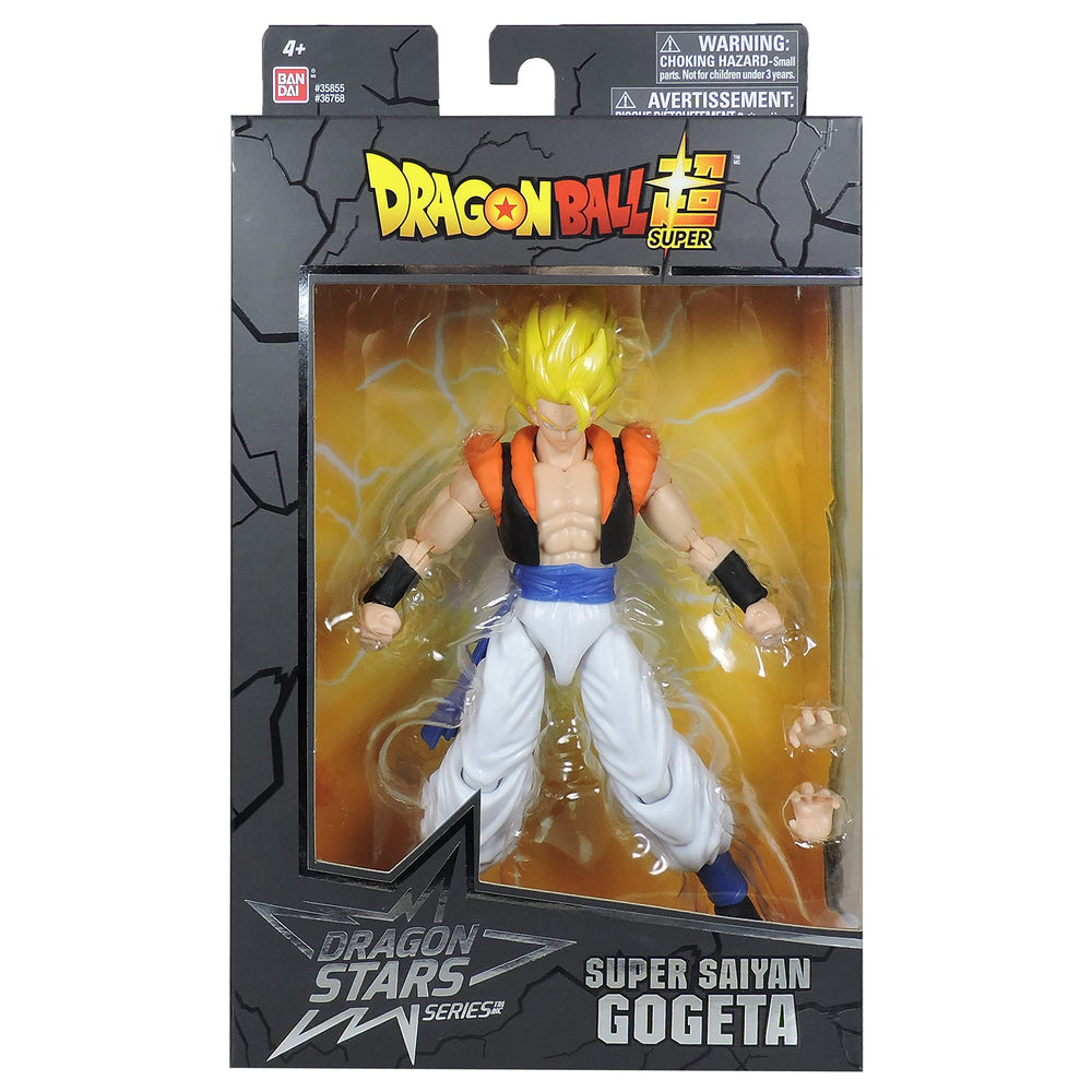 Dragon Stars Series Gogeta glossy paint finish enhances collectible display