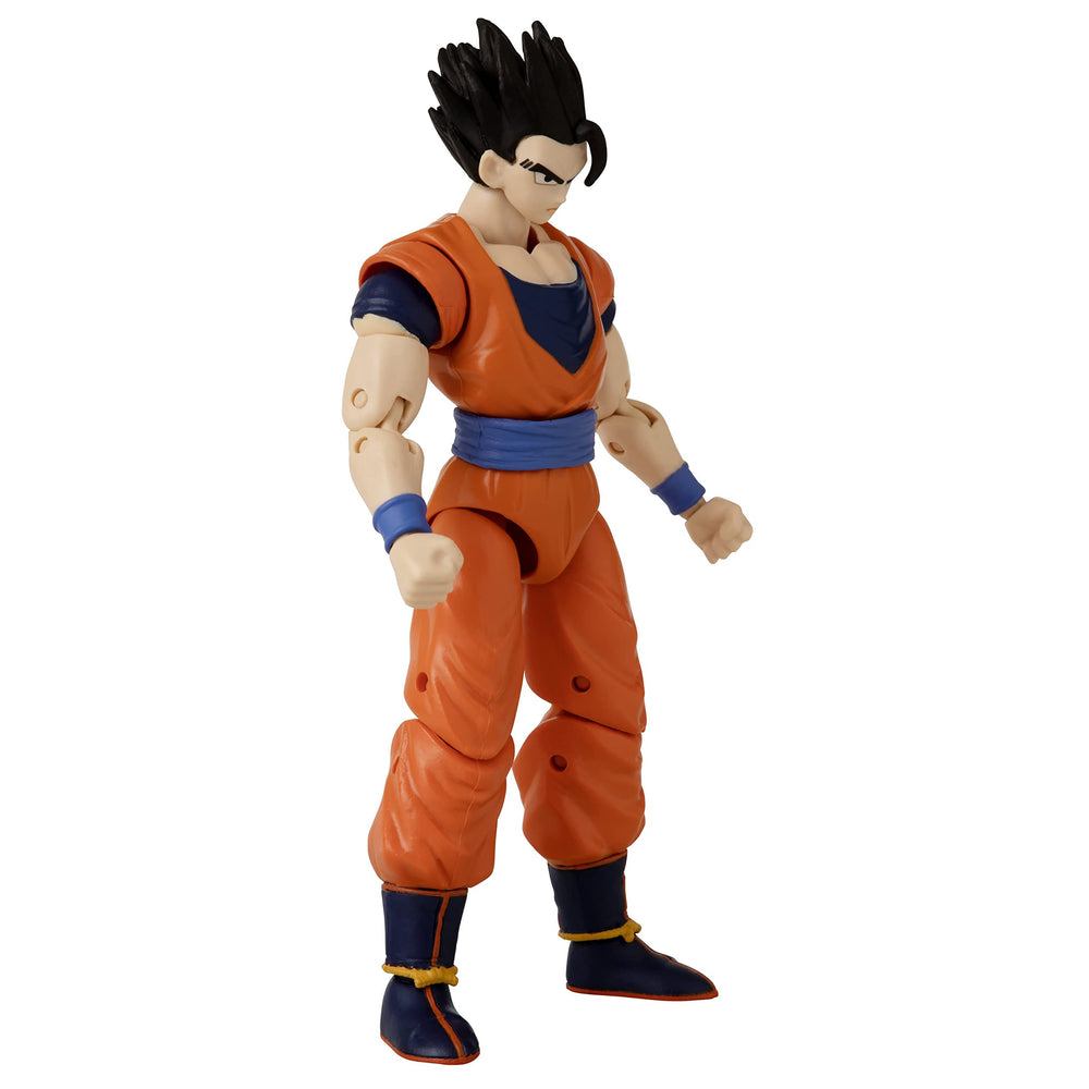 Dragon Stars Series Gohan articulation enables versatile posing for action scene recreations.