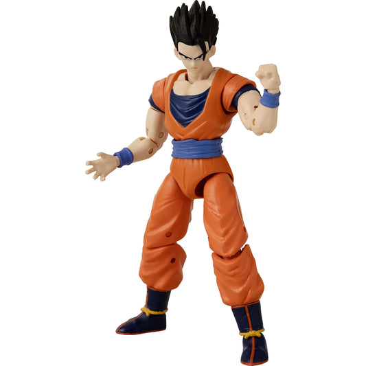 Dragon Stars Series Gohan 6.5-inch figure in dynamic pose for display and collection.