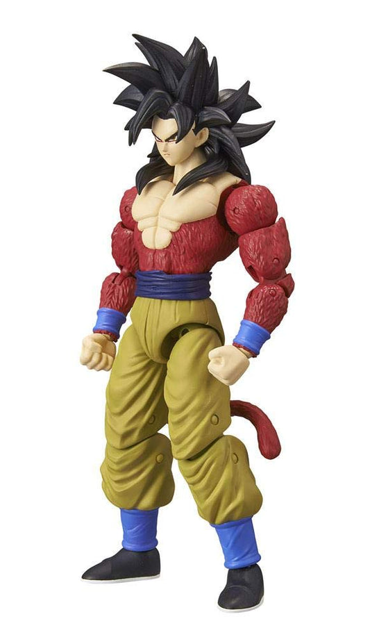 Dragon Stars Series Super Saiyan 4 Goku action figure close-up showing detailed articulation for display
