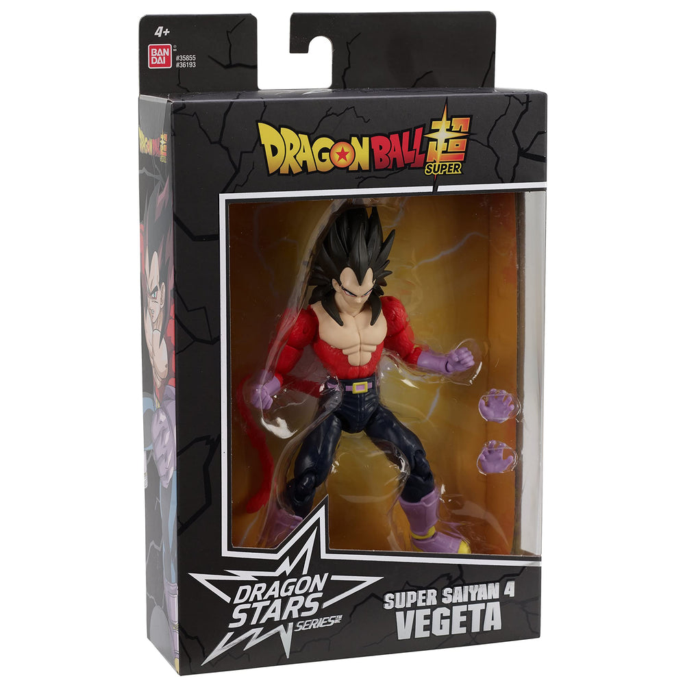 Dragon Stars Series Super Saiyan 4 Vegeta close-up face sculpt.