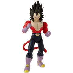 Dragon Stars Series Super Saiyan 4 Vegeta front view with detailed sculpt and articulation.