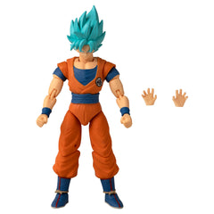 Dragon Stars Series Goku Ver 2 close-up head sculpt showcases fine detailing