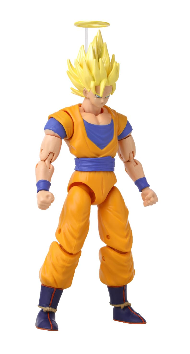 Dragon Stars Super Saiyan 2 Goku detailing highlights show accurate deco and sculpt.