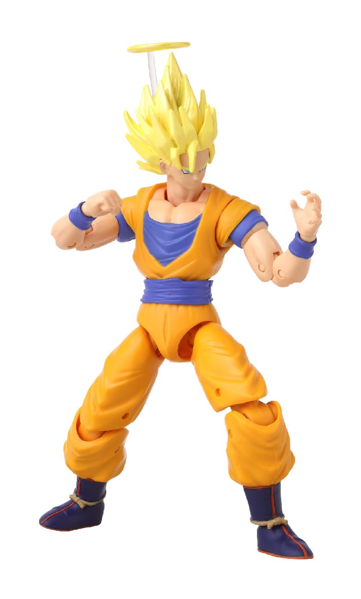 Dragon Stars Super Saiyan 2 Goku interchangeable hands enable varied poses.